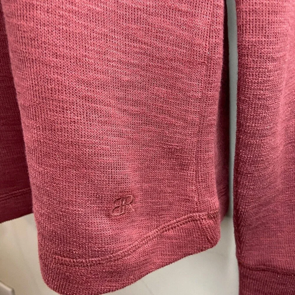 Banana Republic Red Burgundy Long Sleeve Crewneck Shirt Sweater Sz Medium